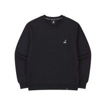 캉골(스포츠) [갤러리아] 캉골 오버랩 로고 스웨트셔츠 1682 블랙