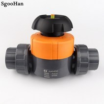 물탱크피팅 UPVC 파이프 조리개 볼 밸브 20mm 63mm 1 개 정원 관개 수족관 어항 산업용 수처리 커넥터 피팅, [01] 1pc, [06] Inner Diameter 63mm