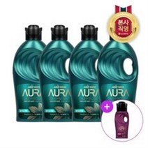 LG 생활건강 아우라 딥센트 섬유유연제 1L 용기 매그놀리아x4개 아우라 200ml, 5세트