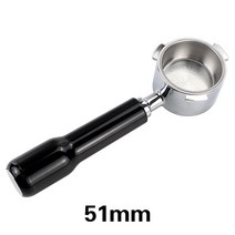 드롱기 EC680/EC685 용 커피 바텀리스 포터 필터 51mm 교체 필터 바구니 에스프레소 머신 액세서리 바리스타 도구, 01 with a Filter Basket