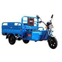 전동 3륜 오토바이 전기 세발 스쿠터 화물 트럭 농업용, 1200W 차량 1.5x1m 20A, 72V 이상