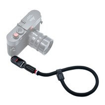 카메라 손목 스트랩 로프 손 빠른 릴리스 휴대용 선물 끈 조정 가능 캐논 EOS R5C R3 R6 RP 250D 200D M20, 02 black