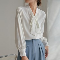 [리즈무드] 솔피 매듭 소프트 블라우스