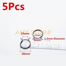5Pcs 도어 핸들 스프링 내부 레버 노브 래치 교체 코일 비틀림 수리 용, 18 1.5x28x8mm