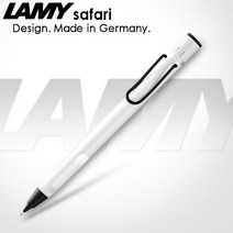 [2023년 스페셜에디션] 라미 사파리 화이트 블랙클립 샤프 119 레이저각인, 119 블랙클립화이트샤프, 각인O