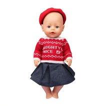 솜인형옷 무속성 솜인형 신제품 귀여운 양모 산타 클로스 나무 엘크 인형 의류 세트 43 Cm 미국 18 인치 장난감 선물, 11 CL-0168