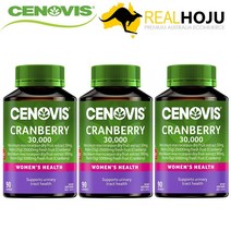 세노비스 크랜베리 30000mg 90캡슐 3개