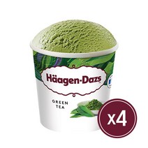 하겐다즈 아이스크림 파인트 녹차 473mlx4개, 4개, 473ml