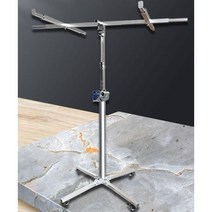 이동식리프트 천장 에어컨 작업 휴대용 고소작업대, 4.1m 수동 + 휴대 가방