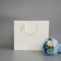 흰색 종이 쇼핑백 대형-코팅 종이가방 종이백 SAU55