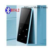 8G-128GB MP3 MP4 플레이어 터치 블루투스 5.0 무손실 오디오 레코더 음악 Mp3 HiFi 휴대용 워크맨 FM 라디오 전자 책, bt4.2 mp3 2_64GB