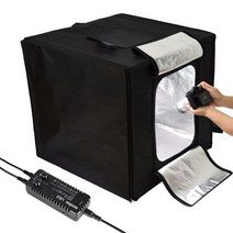 포토박스 배경 셀프 라이트 부스 스튜디오 led Godox 사진 박스 휴대용 촬영 텐트 박스 키트 40-80cm154425, 40CM 40W