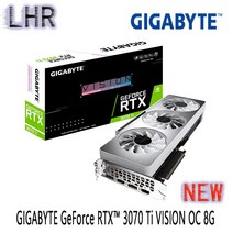 gigabyte geforce rtx 3070 ti vision oc 8g rtx3070 gddr6x 19000 mhz 256 bit support amd intel desktop, 씨엔