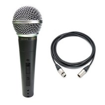 [대륙의실수]AGE SM58S 무상AS 5년 보컬.찬양.버스킹.shure sm58s급, C+55 5M