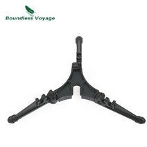석유난로 캠핑난로Boundless Voyage-야외 캠핑 가스 탱크 고정 브래킷 오일 병 접이식 실린더 삼각대 홀더, 01 1 piece