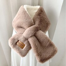 남녀공용 베이직 밍크 에코퍼 네키 넥워머 털목도리