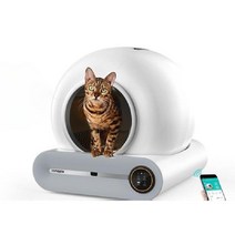 자동 고양이 화장실 탈취 대형 배변 밀폐형 센서 처리기 캣링크 청소 토일렛 모래통, C.Ti Pro 퀀텀 골드 에디션 업그레이드
