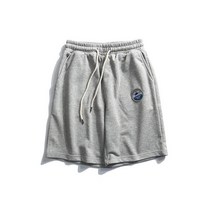 [LM] 남자 스포츠 버뮤다 반바지 느슨한 캐주얼 무릎 길이 바지 여름 스탬프 Drawstring 블랙 힙합 남성 트레이닝 복 S-3XL Шорты