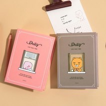 카카오프렌즈 캐릭터 메모패드 하드커버 미니노트 메모지, Apeach