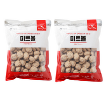 아워홈 미트볼 1kg x2개 에어프라이어요리