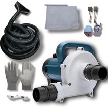 고성능 소형 목공 집진기 분진흡입 3m호스 6단속도조절 건습식 송풍기 겸용, 화이트 3m호스, 1개