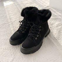 아케인 털 기모 통굽 워커부츠 3cm