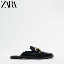 ZARA 자라 버클 백리스 로퍼 뮬블로퍼