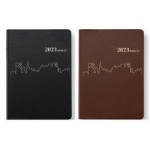 데스크25 다이어리 2면1주 양지사 데스크다이어리, 블랙