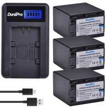 카메라 배터리 3900mAh NP-FV100 NP Sony FV30 PXW Z90 X70 NEX-VG30E HXR MC80, 07 3Battery and Charger