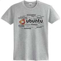 우분투 반팔 티셔츠 컴퓨터 운영체제 리눅스 ubuntu 프로그래머 개발자 반팔티