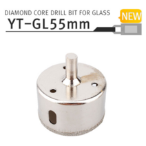 다이아몬드 코아드릴 비트 GL 55mm 유리 타일 홀쏘