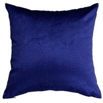 [바보사랑] 벨기에 수입원단_벨지움 벨벳 쿠션커버_로얄블루_45x45Cm