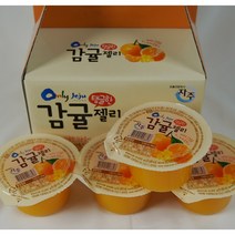 제주메이드 탱글한 제주 감귤 젤리 130g x 8개입 감귤즙 푸딩 제리뽀