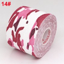 5 사이즈 방수 운동 요법 테이프 붕대 스포츠 무릎 보호대 복구 달아서 체육관 테니스 근, Pink camouflage, 7.5cm X 5m