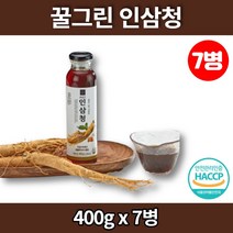 프리미엄 국산 인삼 청 꿀 잡화청 꿀청 액상 차, 7병