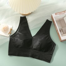 여름 미백 아이스 랩 와이어리스 포밍 라텍스 컵받침 헴 스포츠 속옷 여