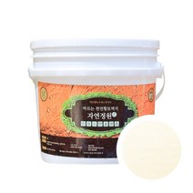 바른황토 바르는 천연 황토 편백 페인트 5.5kg 자연정원 냄새 없는 친환경 향균 벽지 페인트 셀프페인팅, 아이보리