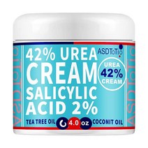 ASDToTio Urea 42% Foot 크림 Plus Salicylic Acid 4 Oz - Moisturizes and Rehydrates Feet Knees & Elbows