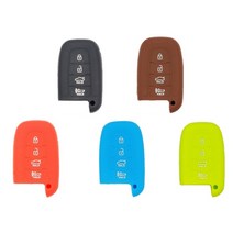 현대 기아 스마트키 실리콘 케이스 K5 K7 모하비 쏘울 스포티지R 아반떼HD 아반떼MD 제네시스 쿠페 i30 NF쏘나타 투싼IX 그랜져TG 에쿠스 싼타페CM 오피러스 포르테, 스카이블루, 현대/기아 B형