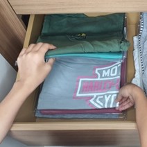 옷장 반팔정리케이스 보관트레이 플라스틱 구김없는, 소