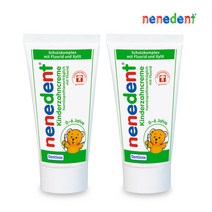 네네덴트 저불소치약 사과향, 50ml, 2개