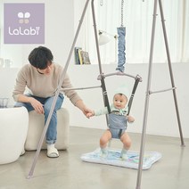 라라비 스윙점퍼 그네변신 점퍼루 아기그네 유아 쏘서, 06.도어설치형 점퍼루_시슬리핑크