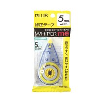 PLUS Whiper 수정테이프 me 낱개 wh-905 화이퍼, 단품