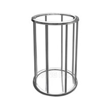 리빙플랜 지하철 스텐원형휴지통 테러방지 쓰레기통