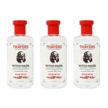 세이어스 위치 하젤 알코올 프리 토너 로즈 페탈, 355ml, 3개