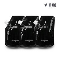[인투모] 신개념 3초 흑채 파우더(파우치형) 3개 블랙/브라운, 상세설명 참조, 파우치형(브라운)