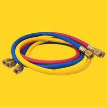 마이오더 36인치 고급 구리 냉동게이지호스 세트 냉매 에어컨 매니폴드