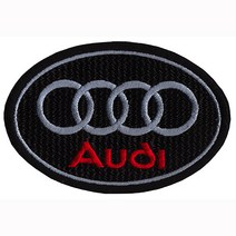 와펜 D823 - 레이싱 Audi 아우디 타원 패치