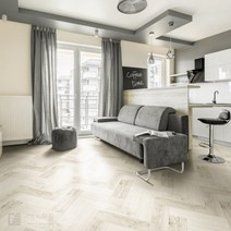 바닥 장판 시트지 점착식 헤링본, 월넛 헤링본 그레이(HBS05)