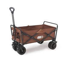 웨이건 캠프 접이식 카트 트레일러 특대형, 업그레이드-흑색+합금테이블